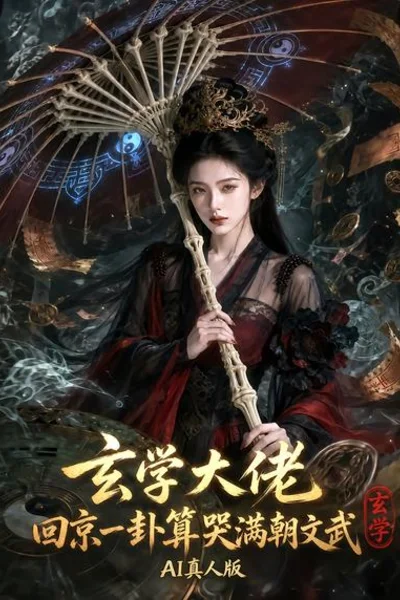 玄学大佬回京：一卦算哭满朝文武短剧海报（模板示意）